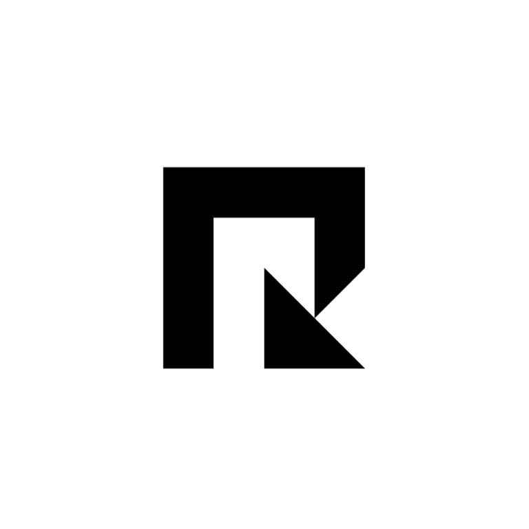 Arrow R Logo – Modern Geometric Letter R Brandmark
