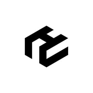 Cube HC Logo – Modern Geometric HC Monogram Brandmark