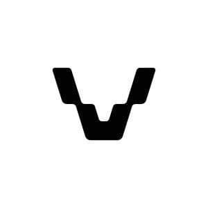 Flow V Logo – Modern Geometric Letter V Brandmark