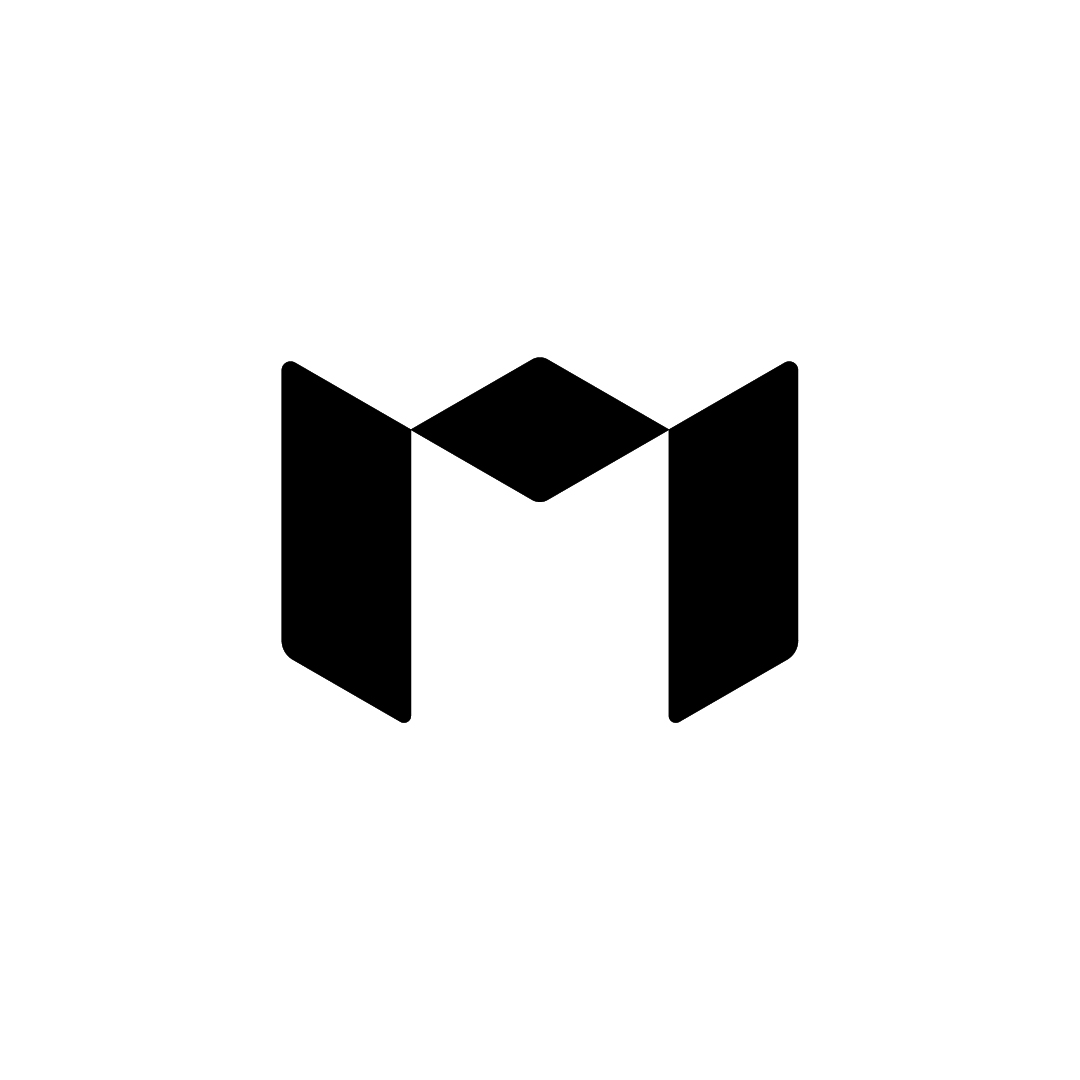 Monarch M Logo – Modern Abstract Geometric Letter M Brandmark