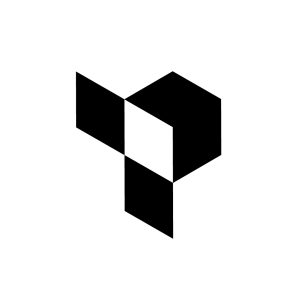 Open Box P Logo – Modern Geometric Letter P Brandmark