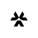 Abstract Unity Logo – Modern Geometric Brand Symbol