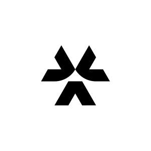 Abstract Unity Logo – Modern Geometric Brand Symbol