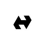 Horizon H Logo – Modern Abstract Geometric Letter H Brandmark
