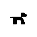 Abstract Dog Logo – Modern Minimal Dog Brand Symbol