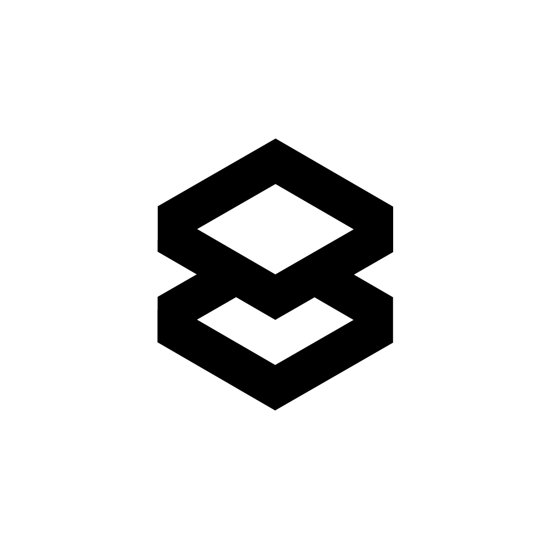 Abstract Interlock Logo – Modern Geometric Interlocking Brandmark