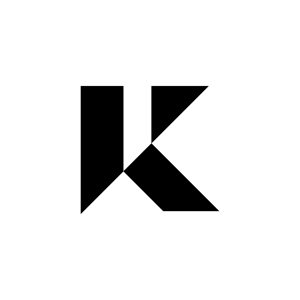 Abstract K Logo – Modern Geometric Letter K Monogram Design