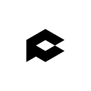 Abstract P Logo – Modern Geometric Letter P Monogram Design