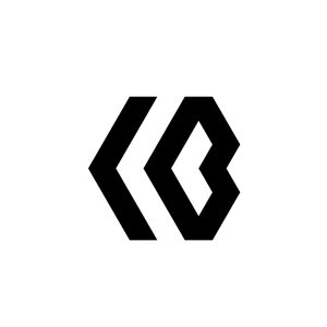 CB Monogram Logo – Modern Geometric Letter C and B Brandmark