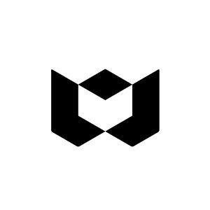 Cube U Logo – Modern Geometric Letter U Monogram Design
