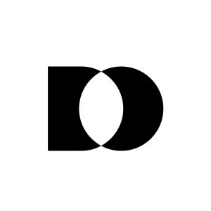 DO Monogram Logo – Modern Geometric Letter D and O Brandmark