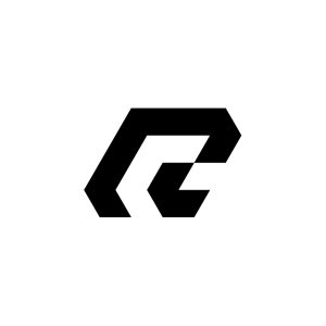 Forward R Logo – Modern Geometric Letter R Monogram Design