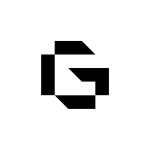 Geometric G Logo – Modern Letter G Monogram with Integrated Arrow Design