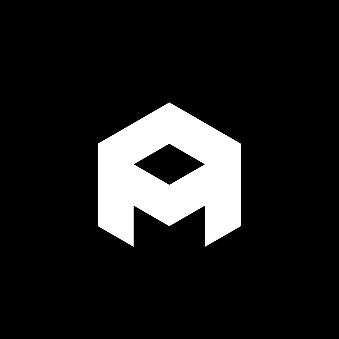 Hexagon A Logo on Dark Background