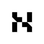 Hybrid H Logo – Modern Geometric Modular Letter H Brandmark