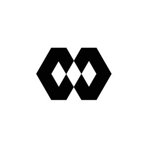 Infinity Logo – Modern Geometric Infinity Symbol Brandmark
