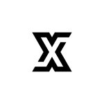 Interlock X Logo – Modern Geometric Letter X Monogram Design