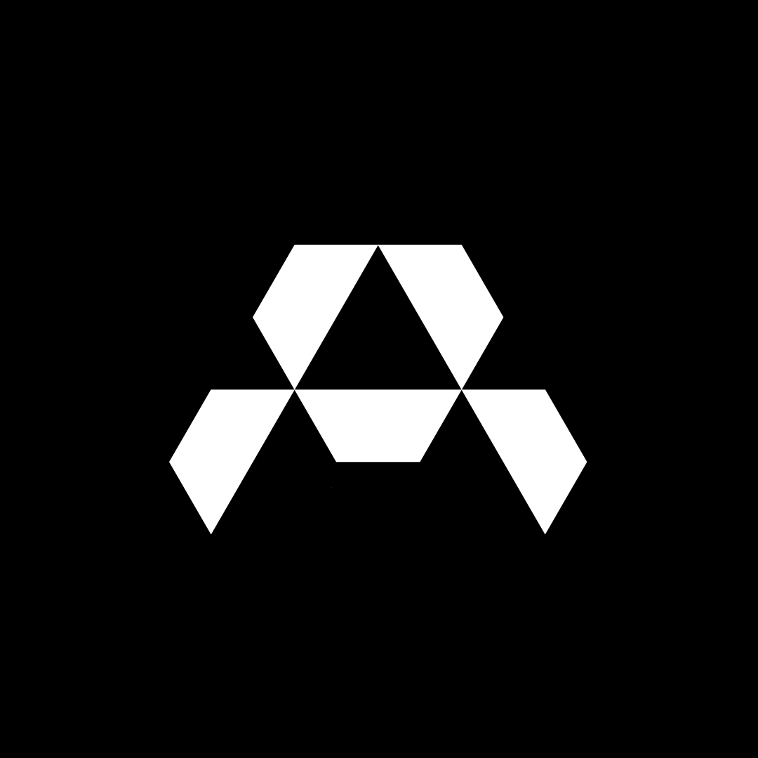 Modular A Logo on Dark Background
