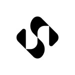 Nova S Logo – Modern Geometric Letter S Logo with Subtle N Negative Space