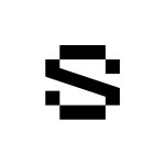 Pixel S Logo – Modern Geometric Letter S Monogram Design