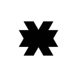 Ribbon X Logo – Modern Geometric Letter X Monogram Design