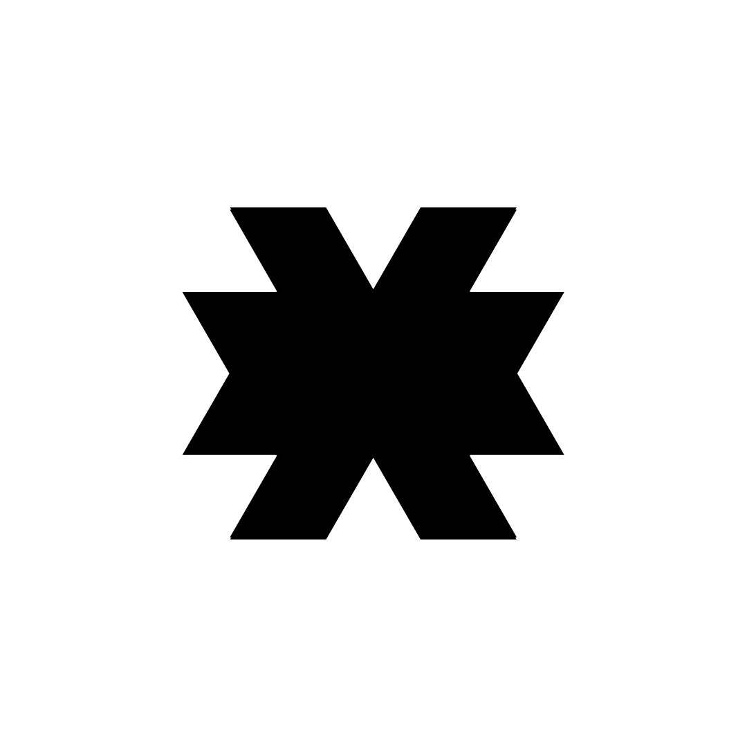 Ribbon X Logo – Modern Geometric Letter X Monogram Design