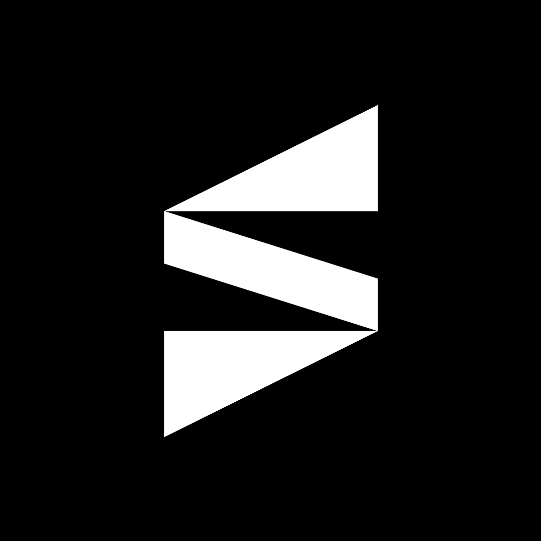 Slice S Logo on Dark Background