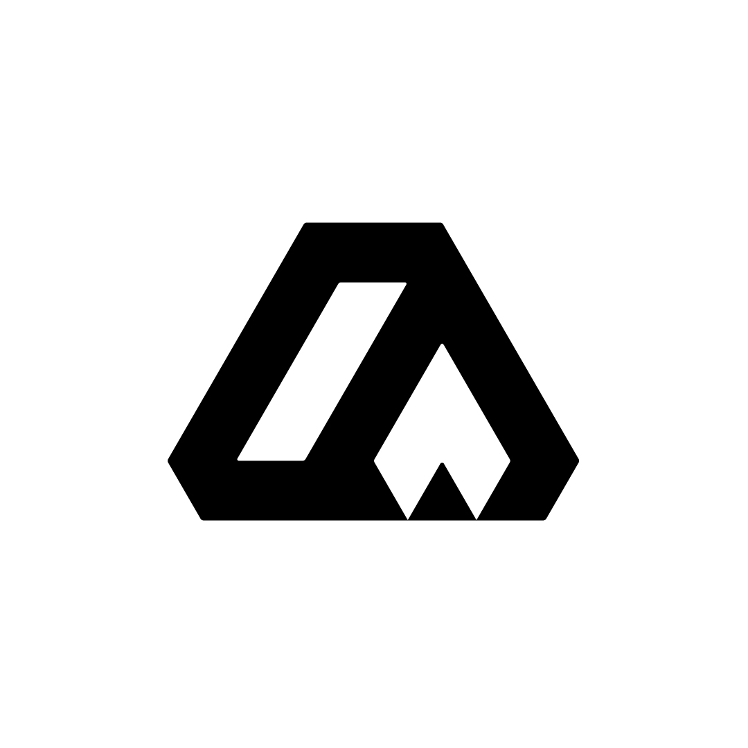 Solid A Logo – Modern Geometric Letter A with Bold Architectural Design