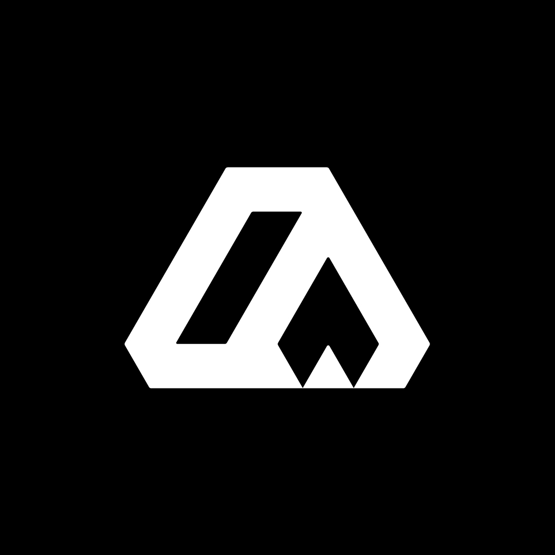 Solid A Logo on Dark Background