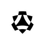Titan Shield Logo for Sale | Modern Geometric Shield Logo