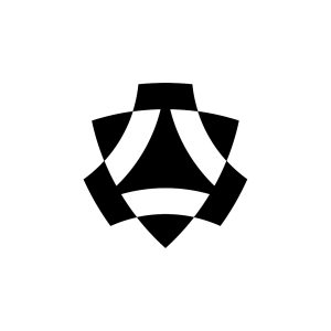 Titan Shield Logo for Sale | Modern Geometric Shield Logo
