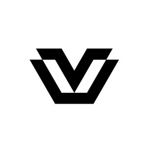 Victory V Logo – Modern Geometric Letter V Monogram Design