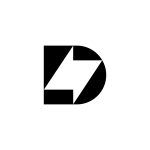 Volt D Logo for Sale | Modern Geometric Letter D Logo