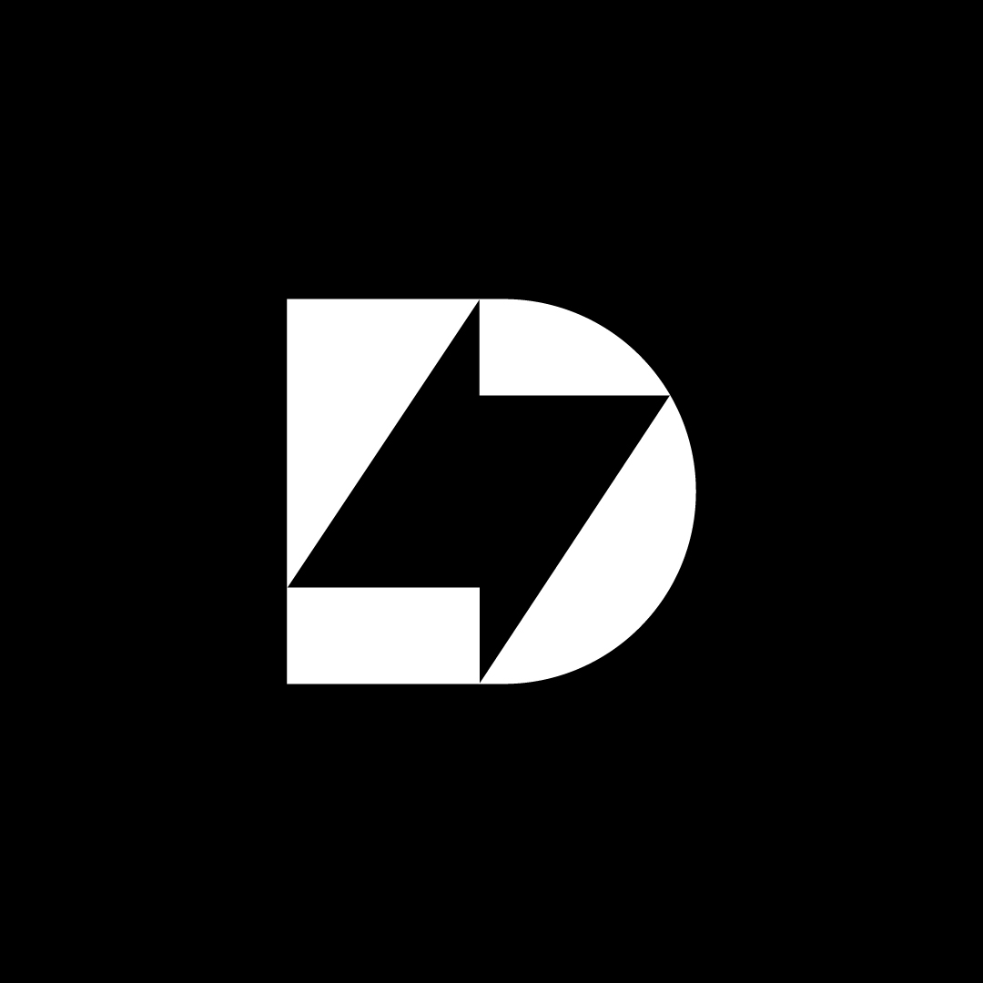 Volt D Logo on Dark Background