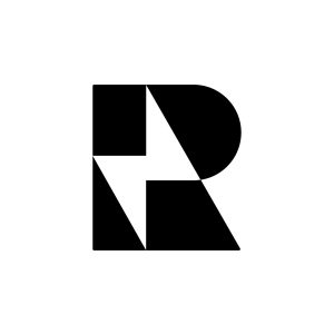 Volt R Logo – Modern Geometric Letter R Brandmark with Angular Design