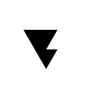 Volt V Logo – Modern Geometric Letter V with Lightning Bolt Design